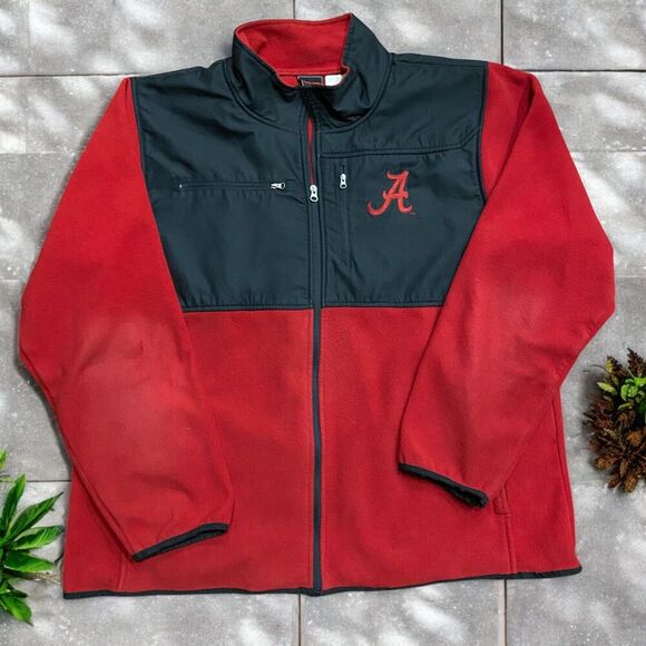 Genuine Sports Vintage NCAA Alabama Crimson Tide Denali Fleece Mens Size XXL - Picture 1 of 8